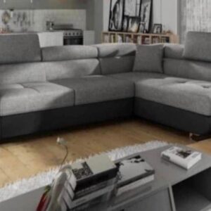 Antoni  Simili noir tissu gris